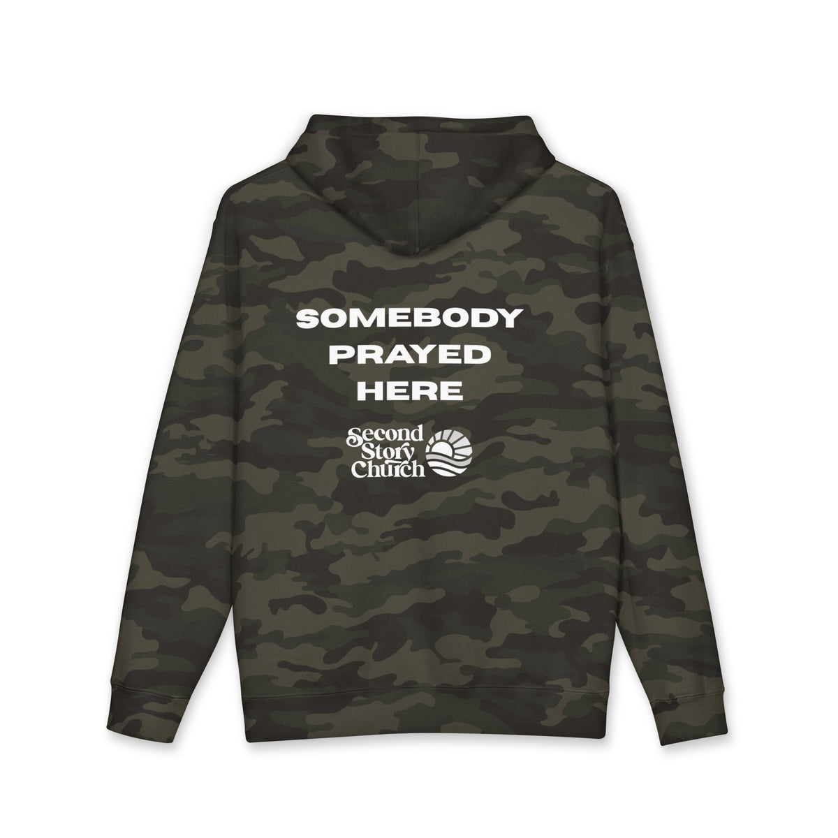Prayerful Hoodie — "Somebody Prayed Here"