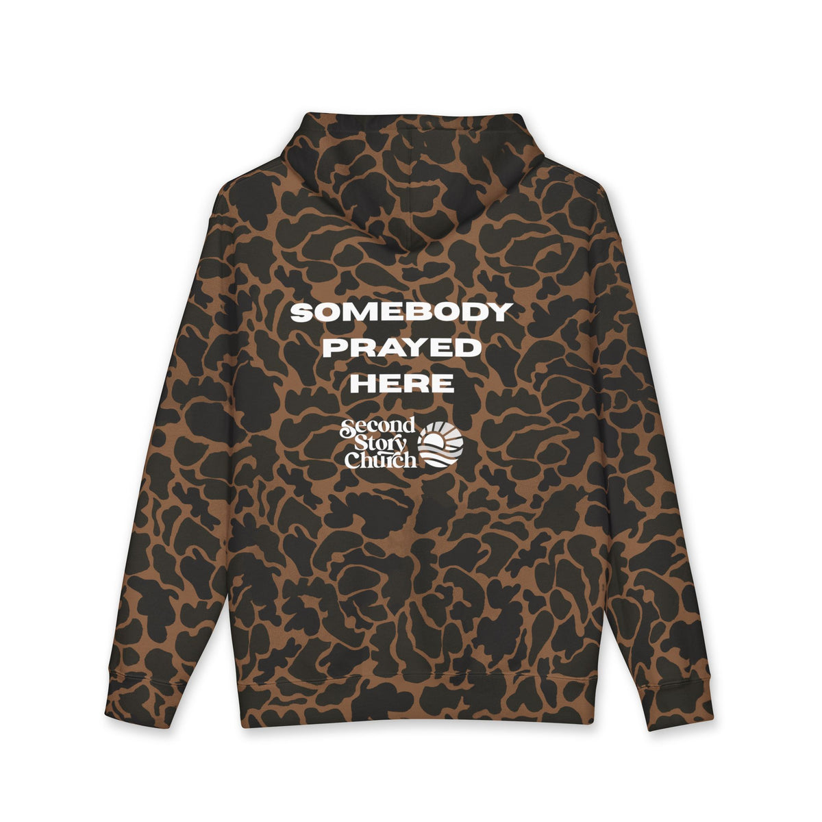 Prayerful Hoodie — "Somebody Prayed Here"