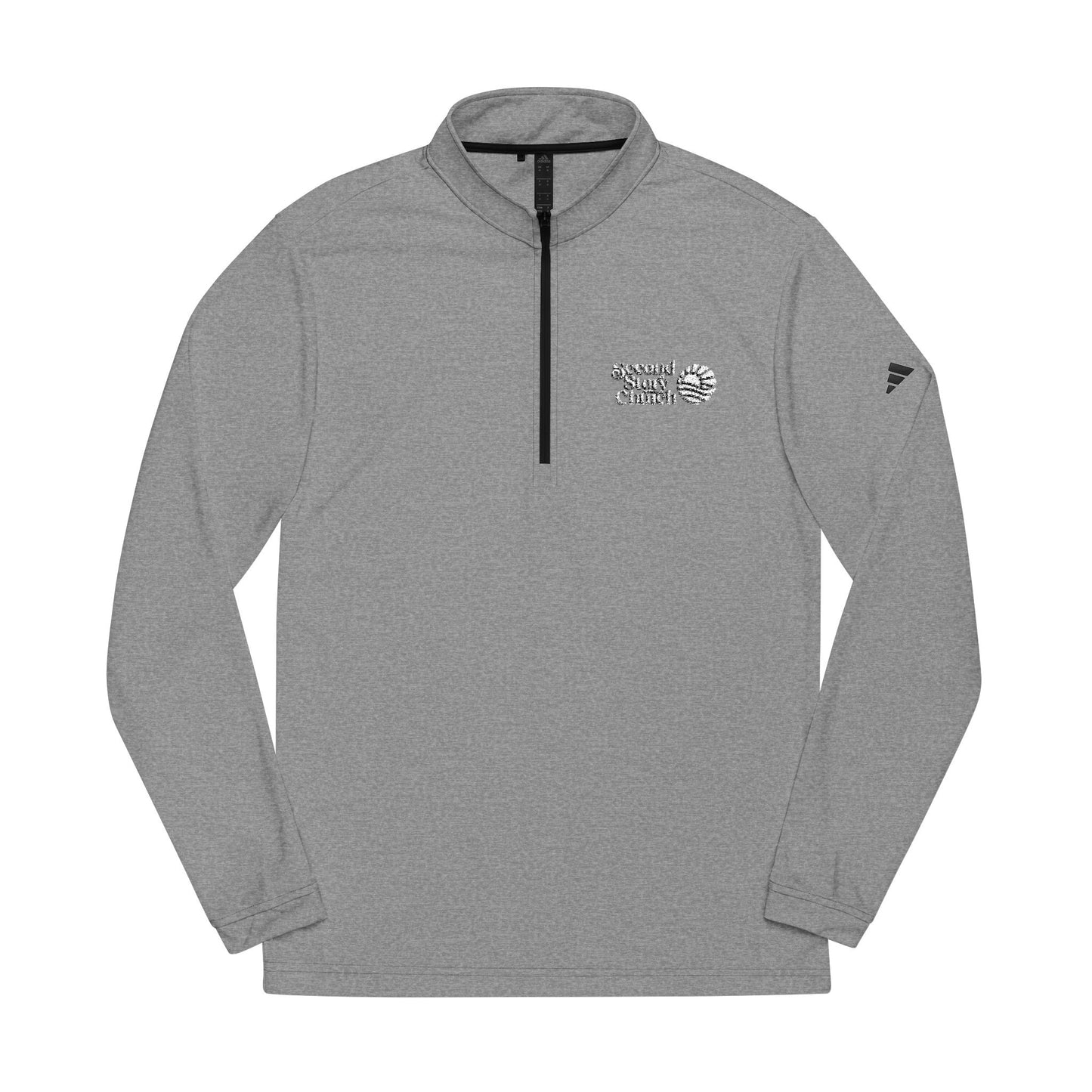 Second Story Church Unisex Quarter Zip - Adidas