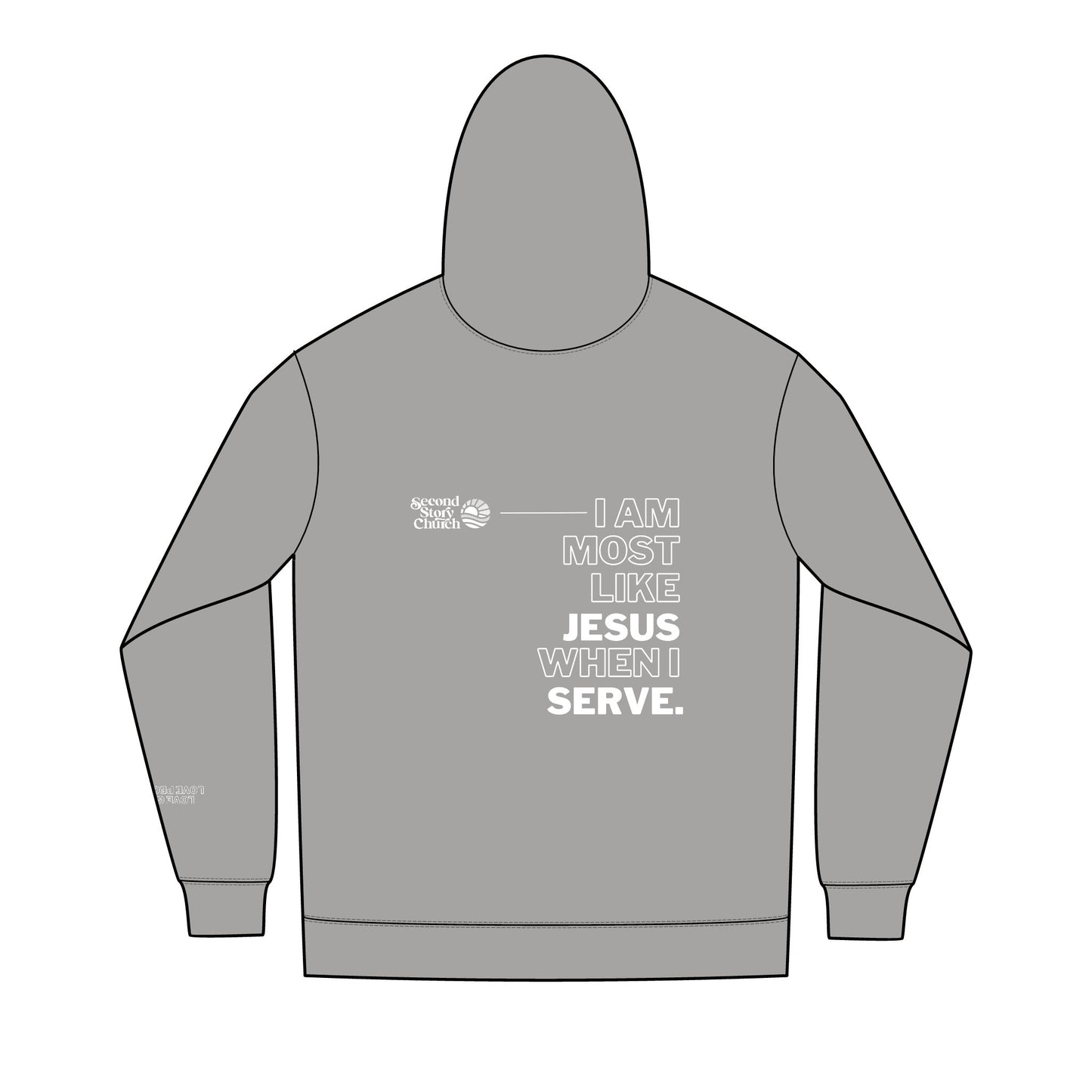 Second Story Church - Love God, Love People Full-Zip Hoodie