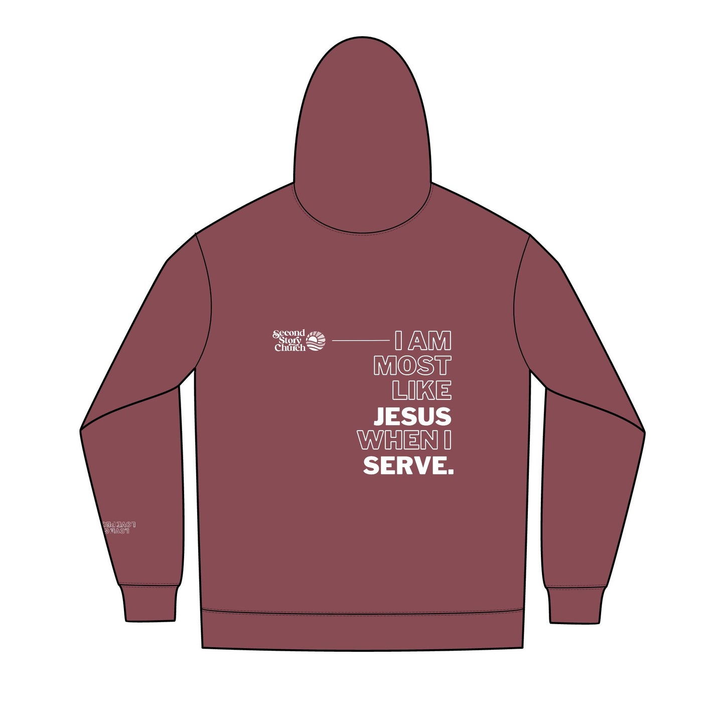 Second Story Church - Love God, Love People Full-Zip Hoodie