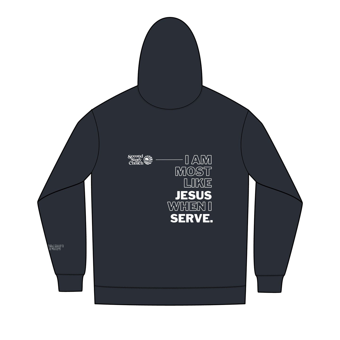 Second Story Church - Love God, Love People Full-Zip Hoodie