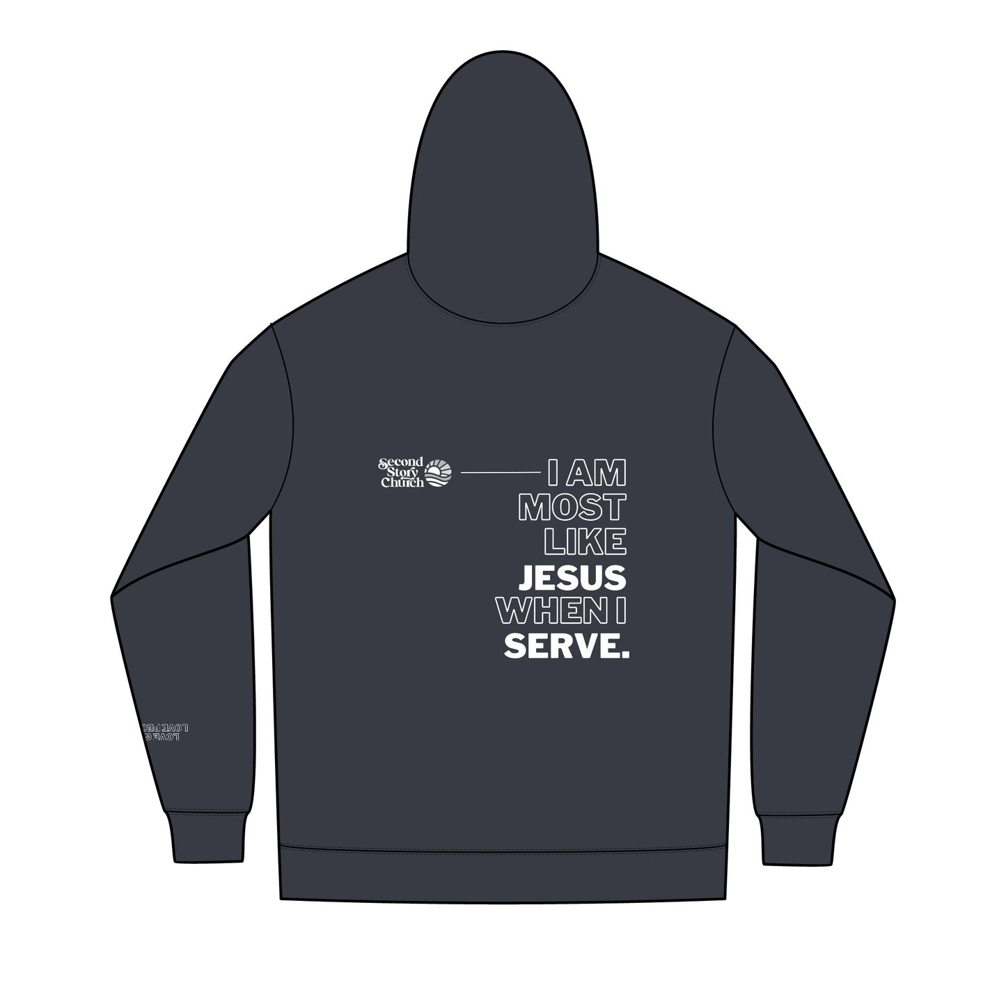 Second Story Church - Love God, Love People Full-Zip Hoodie