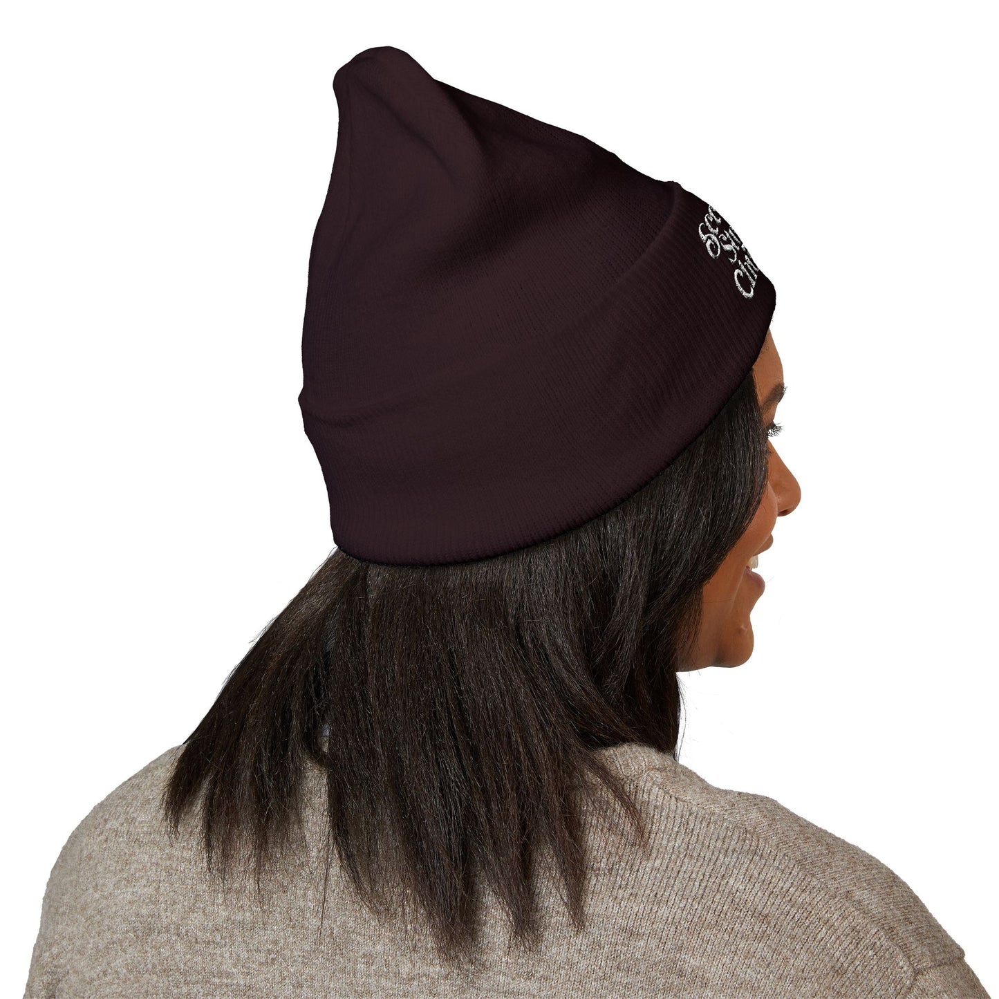Second Start Church Embroidered Cuffed Beanie