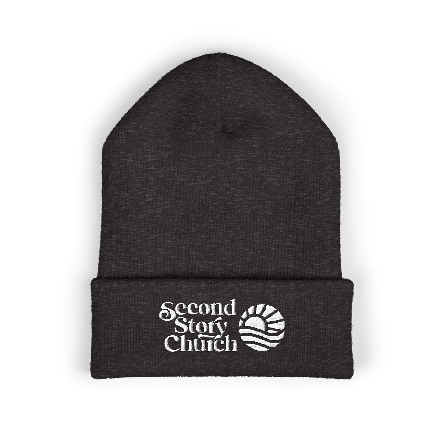 Second Start Church Embroidered Cuffed Beanie