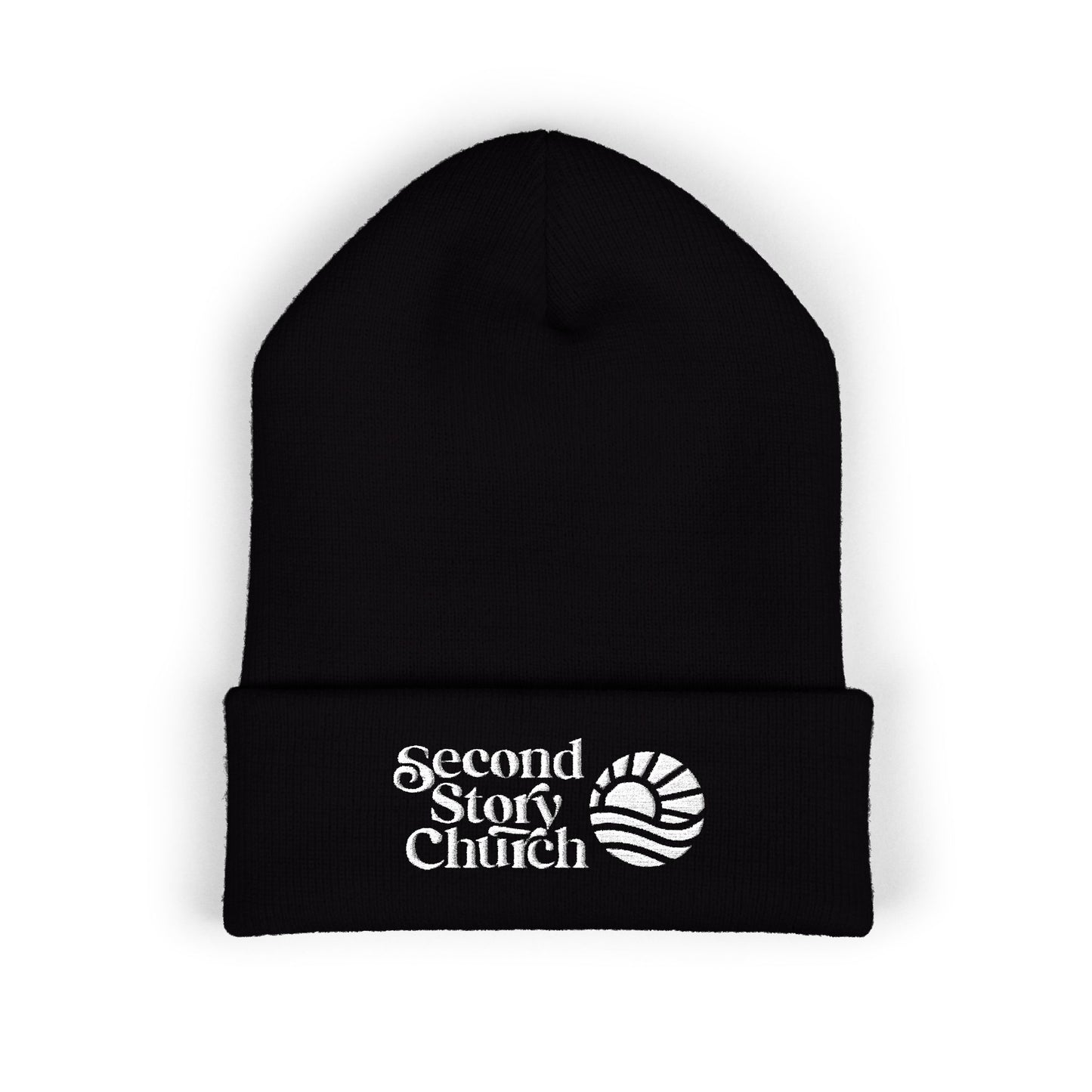 Second Start Church Embroidered Cuffed Beanie