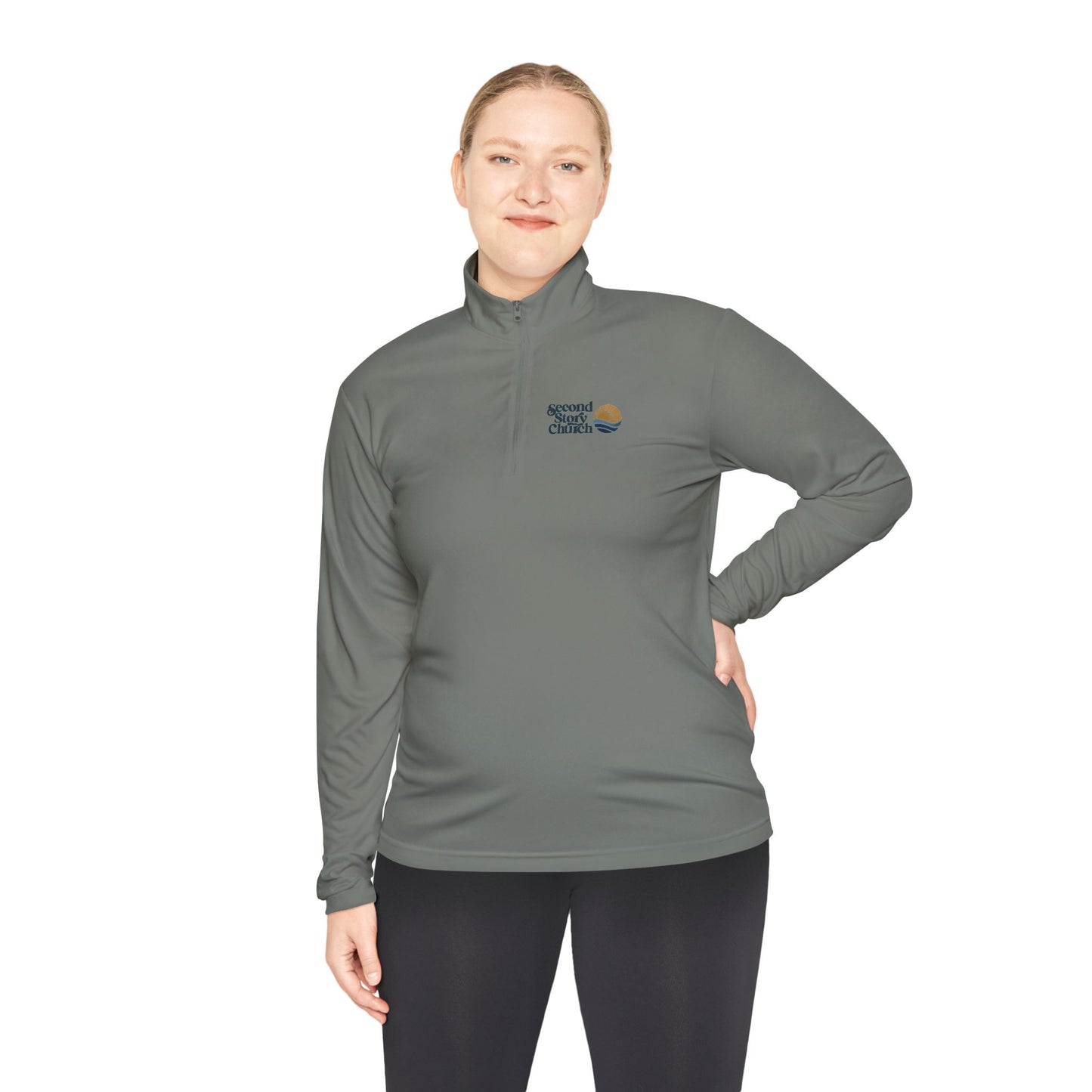 Second Story Church Unisex Quarter-Zip Pullover